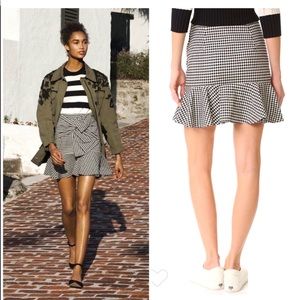 Veronica Beard Picnic Bow Mini Skirt SZ 0